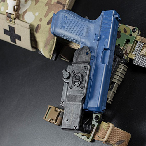 Adaptador Funda Holster Táctico Modular Ajustable G-code Color Negro Orientación De La Mano Zurdo/diestro
