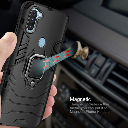 Funda Uso Rudo Carcasa Para Samsung Galaxy A11/m11 +mica Negro Samsung Galaxy A11/m11