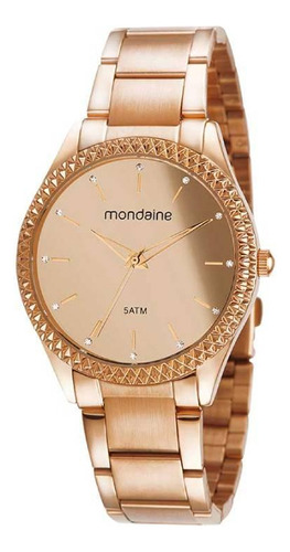 Relógio Mondaine Feminino 32347lpmvre2 Rose Tp