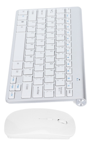 Combinação De Teclado E Mouse Sem Fio 2.4g Usb Ultraslim