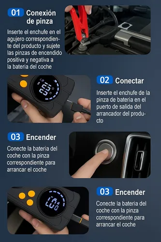 Mini Compresor Portatil De Auto Inflador Aire Partidor 12v