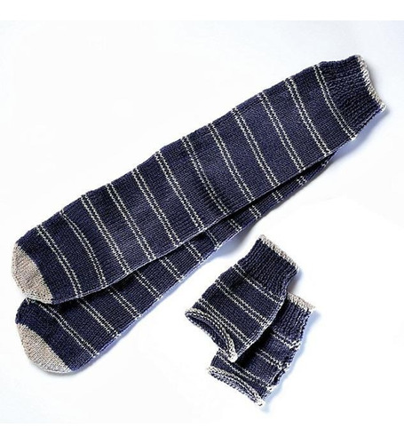Imagen 2 de 4 de Harry Potter Guantes Y Calcetines Ravenclaw Kit Hazlos Tu