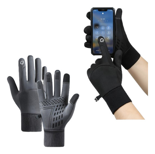 Guantes Moto Invierno Para Uso Celular Adulto Ciclismo Pro