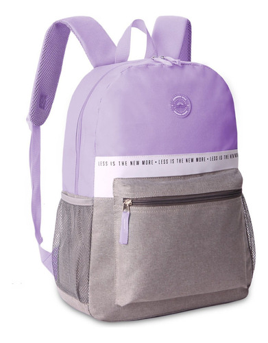 Mochila Escolar Clio Roxo