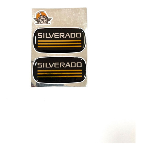 Emblema Silverado Modelo Viejo ( Kit De 2 Unidades)