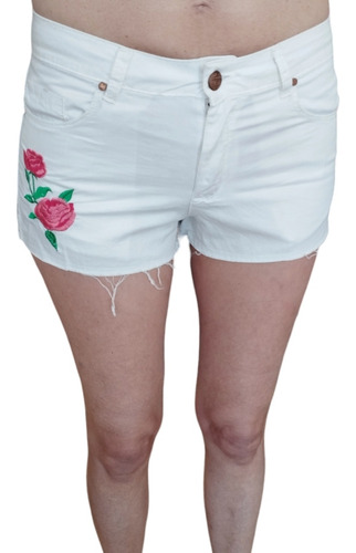 Shorts Mujer Bordado