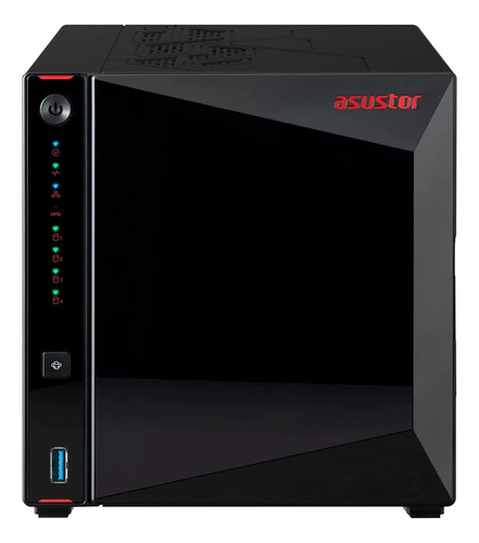 Servidor Nas Asustor As5404t Quad-core 2.0ghz 4gb Ddr4 S/hd