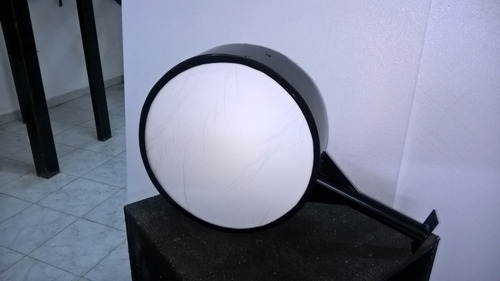 Cartel Led Circular Luminoso Acrílico Doble Cara 50cm.