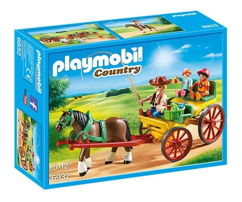Playmobil Country Carruaje Con Caballo Figuras Granja 6932