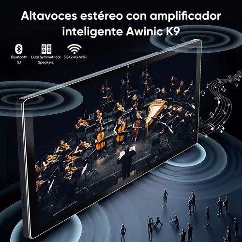 Tablet Xiaom Black Shark Pad 6, 11'' FHD pantalla, 90 Hz, tablet con sim card 8GB RAM, 256GB ROM, Android 14 con cámara 16 MP y 8 MP Color verde