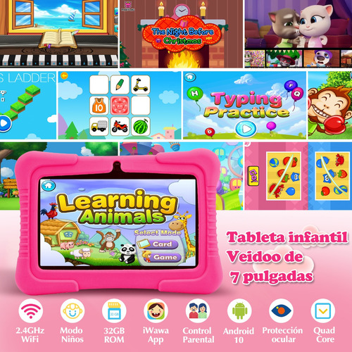 Tablet Para Niños Veidoo V88 7 Android 32gb Rom 2gb Ram