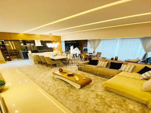 Imagem 4 de 21 de Apartamento Todo Mobiliado 116m² 2 Suites Ar Condicionado Varanda Gourmet 2 Vagas