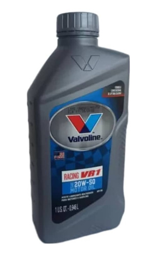 Aceite Mineral Valvoline Racing Vr1 Sae 20w50 Litro Acme