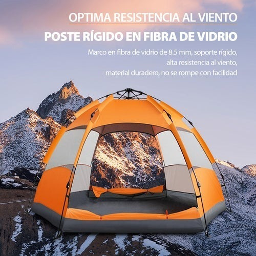 Carpa Automática Tipo Domo 240x240x135 Profesional 4/5 Per