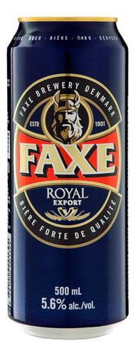 Cerveja Faxe Royal Export American Lager lata 500ml