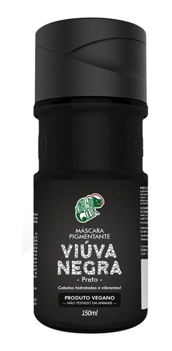 Máscara Pigmentante Viuva Negra Cor Intensa e Vibrante Sem Amônia Sem Parabenos e Peróxidos 150ml - Kamaleão Color