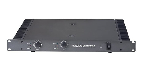 Potencia Amplificador Phonic Max 500 120+120/4, 90+90/8, Xlr