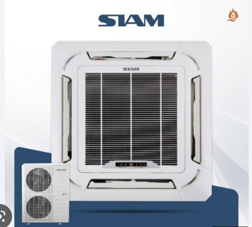 Aire Acondicionado Siam Cassette Inverter 6 Ton Trifasico Blanco