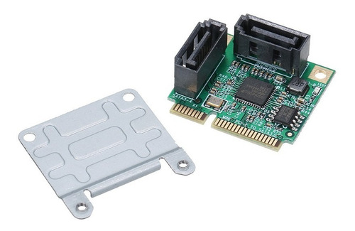 Placa De Expans?o Mini Pci-e Para Sata3 2 Portas Placa
