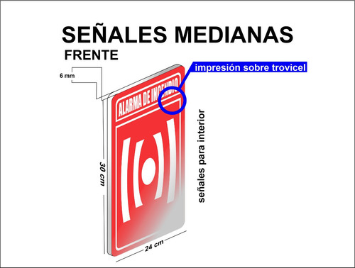 Señales De Seguridad Kit 014 Complementos Protección Civil