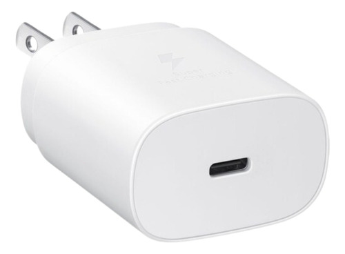 Samsung Adaptador Original 25w Pd 1m Tipo C Con Cable Blanco