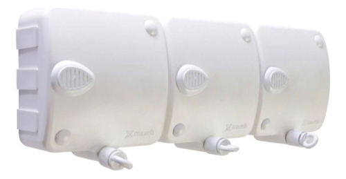 Varal Retrátil Modular Automático Parede Maxeb 4.8 M De Cord Cor Branco