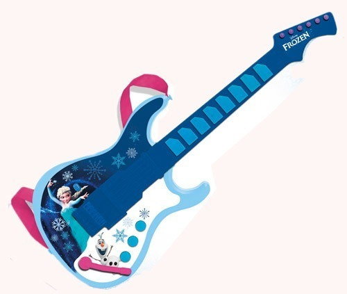 Guitarra Con Micro Con Salida Mp3 Disney Frozen Nikko 5388