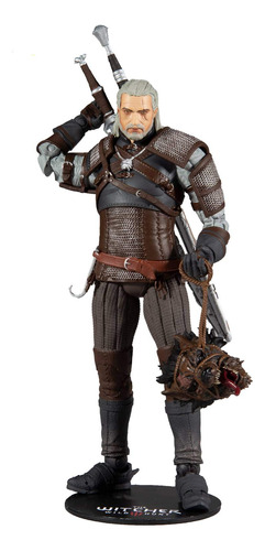 Figura De Acción Geralt De 18cm, Modelo 13401-8