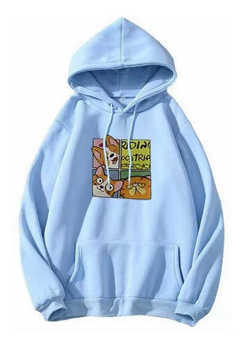 Estampado De Dibujos Animados/sudadera Con Capucha Deportiva