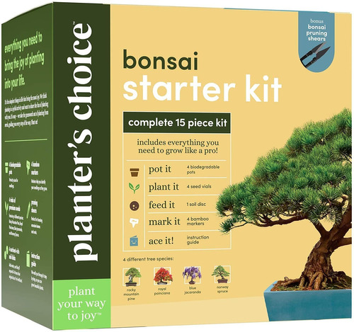 Bonsai De Arranque Kit El Kit De Crecimiento Completa A...