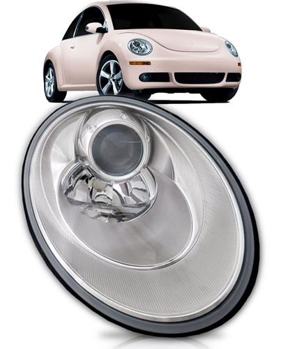 Farol New Beetle 2007 A 2012 Eletrico Sem Motor