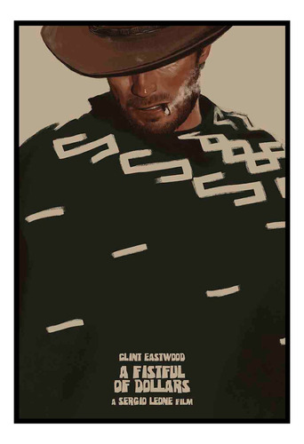 Cuadro Poster Premium 33x48cm A Fistful Of Dollars