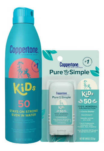 Coppertone Protector Solar En Aerosol Para Niños Spf 50 +