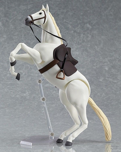 Figma 246b Horse Blanco Acción Figura Modelo Juguete Regalo