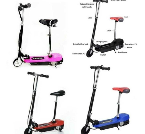  Patineta Electrica Scooter Para Niños(as Monopatín Consilla