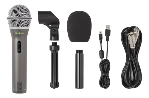 Samson Q2U マイクセット Microfone Samson Q2u Usb/xlr Dynamic Recording Pack Preto