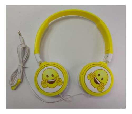 Auricular Diadema Niños Emoji Led Diseños Clases Virtuales