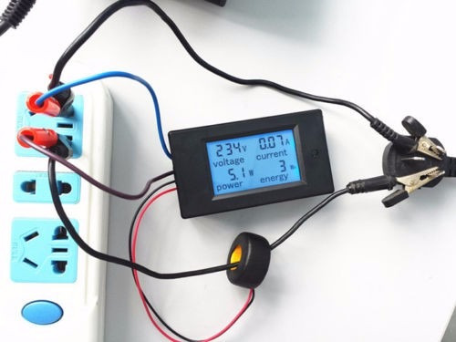 Amperímetro Voltímetro Wattímetro Digital 80-260v Ac 100a Tc