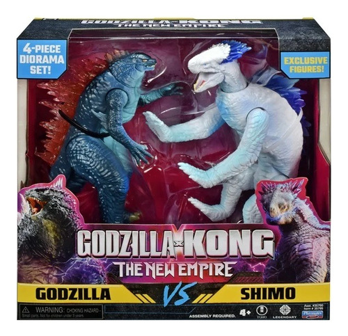 Playmates Godzilla X Kong Godzilla Vs Shimo Figure 2-pack