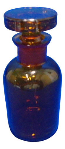 Frasco Para Reactivo Boca Angosta De Vidrio Ambar 60 Ml Js