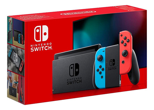 Nintendo Switch 32gb Standard Color Rojo Y Azul Neón 