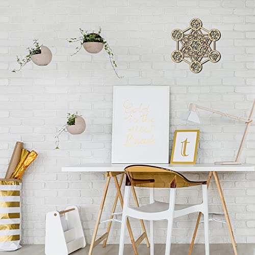 Decoración De Pared Del Cubo De Metatrón De 11.8 PuLG...