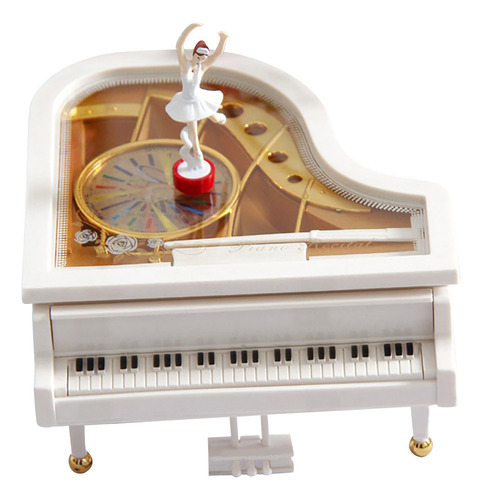 Caja De Música Giratoria Para Piano Para Niña Bailarina, Cum