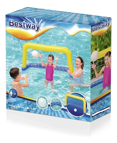 Set Arco Inflable Juego Waterpolo 1.42mx76 Cm Bestway Lanús