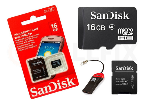 Cartão De Memória Micro Sd 16gb Sandisk Original Barato