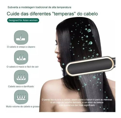 Escova Alisadora 5 Em 1: A Solução Para Cabelos Rebeldes
