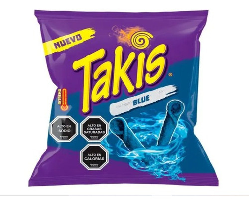 Salgadinho Takis Blue 113 Gr Importado Sabor Pimenta Picante