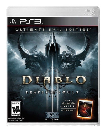 Diablo III: Reaper of Souls  Diablo III Ultimate Evil Edition Blizzard Entertainment PS3 Físico