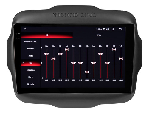 Multimidia Jeep Renegade Android 13 Auto 2gb 64gb Carplay 9p