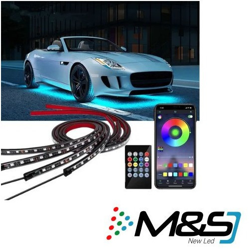 Cintas Led Para Chasis Rgb Tuning Con Bluetooth